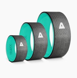 3in 1Foam Roller Fitness Yoga Wheel For Back Pain Relief, Stretching, Tissue Massage, & Spinal Alignment, Supports 660lbs, Set OV NEW • Retails $79.99