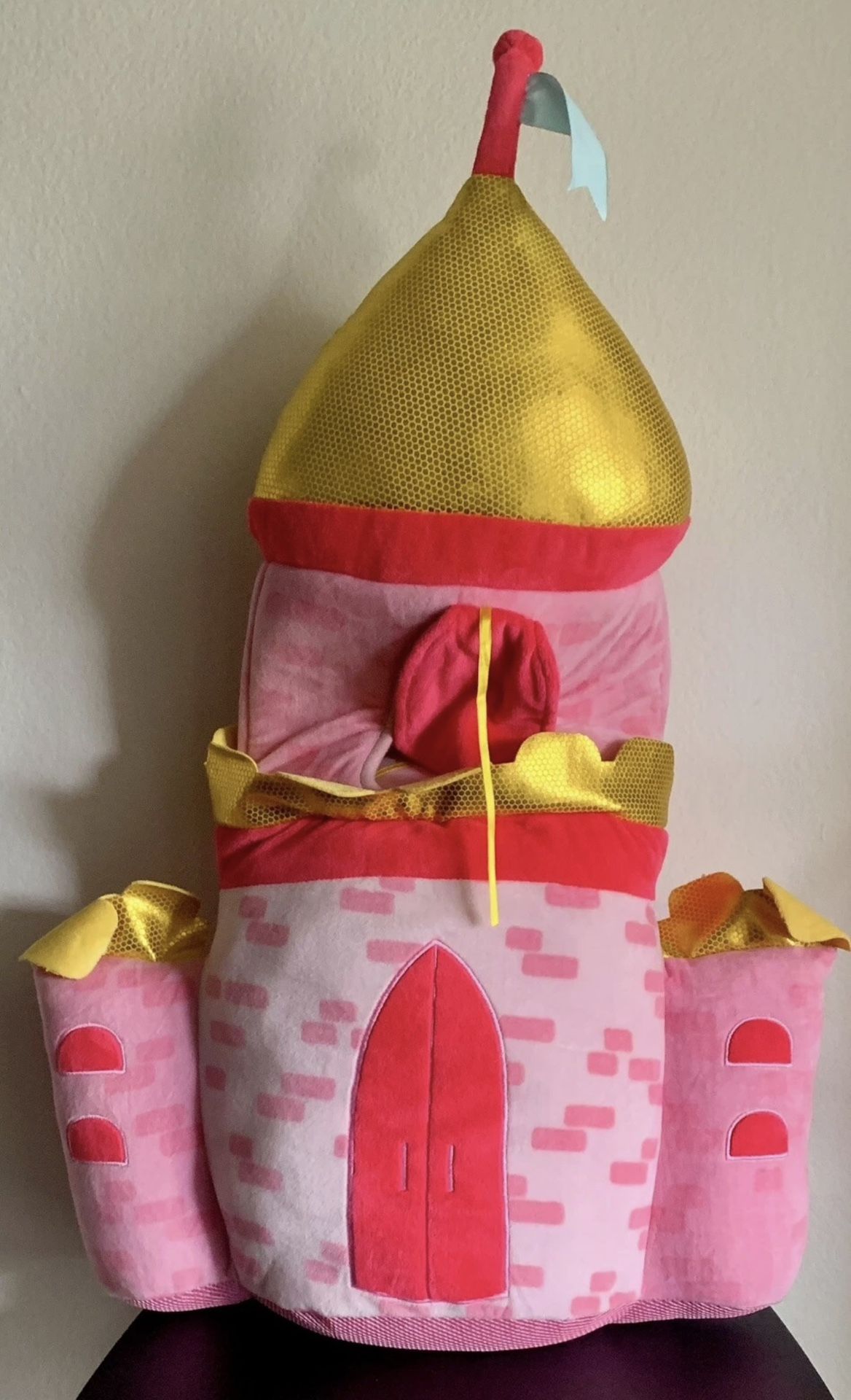 Sams West Large Pink Plush Castle 32” Balcony Opening