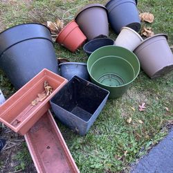 Entire collection of planter buckets 