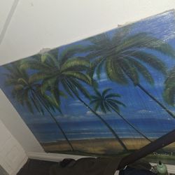 Large Beach Canvas