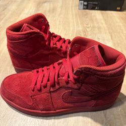 Nike Air Jordan 1 Retro High Red Suede CLEAN OG RARE 332550 603 Mens Size 10