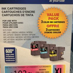 Brother ink color and black