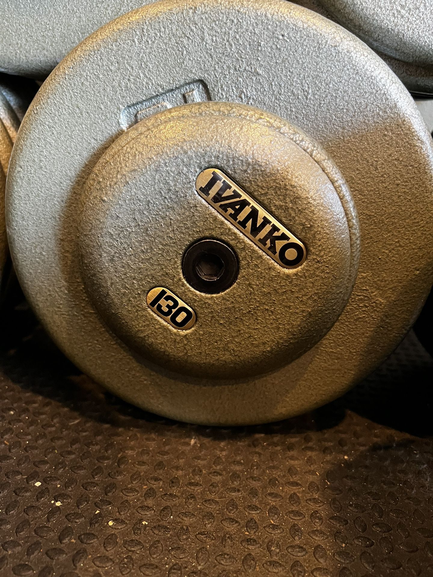 130 Lbs IVANKO Dumb Bell (set)