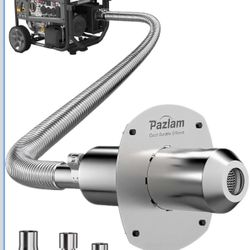 Generator Exhaust Extension Muffler w/Wall Mounting Kit - Universal Fit