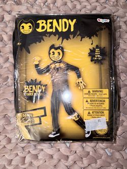 Bendy Boys Kids Halloween Costume Small (4-6)