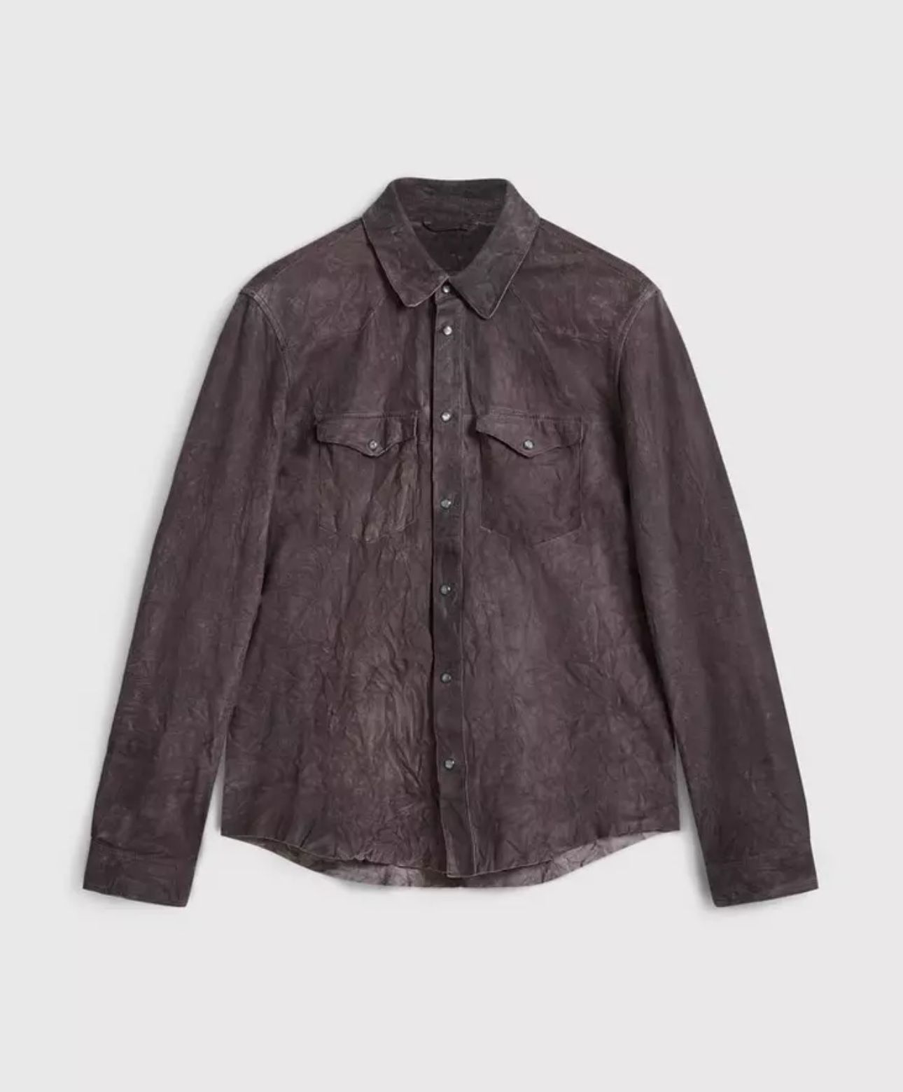 John Varvatos Mason Shirt Jacket “goat Leather “