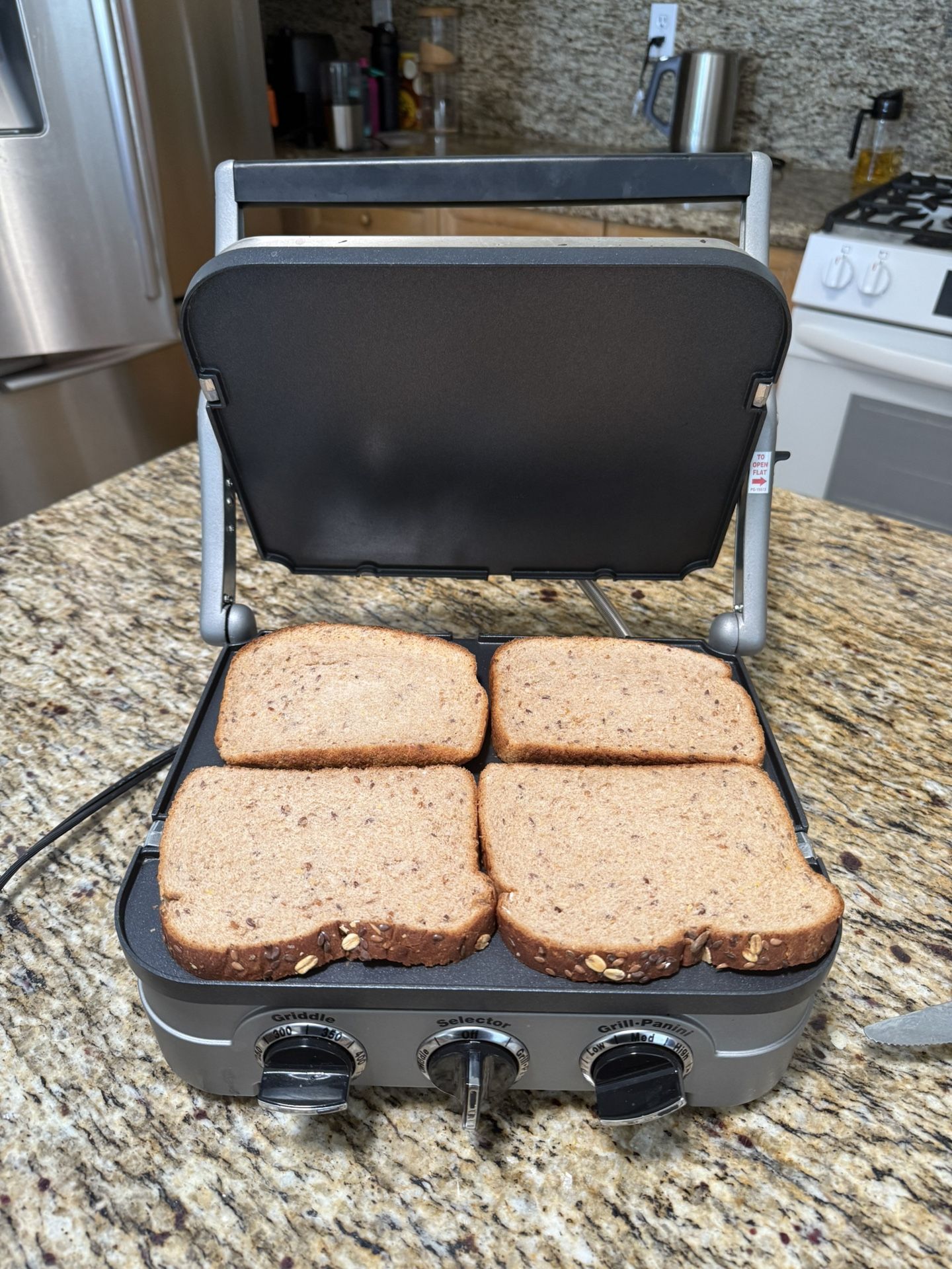 Cuisinart Griddler in with Bonus Waffle Plates – Like New