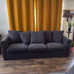 Blue/grey Sturdy Couch From IKEA. 