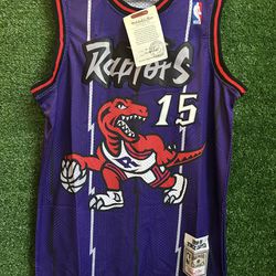VINCE CARTER TORONTO RAPTORS MITCHELL & NESS JERSEY BRAND NEW WITH TAGS SIZES MEDIUM, LARGE AND XL AVAILABLE