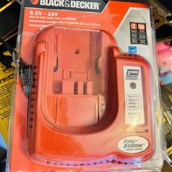 Back & Decker 9.6v-24v Multi Voltage Fast Charger (1 Hour Rapid Charger)