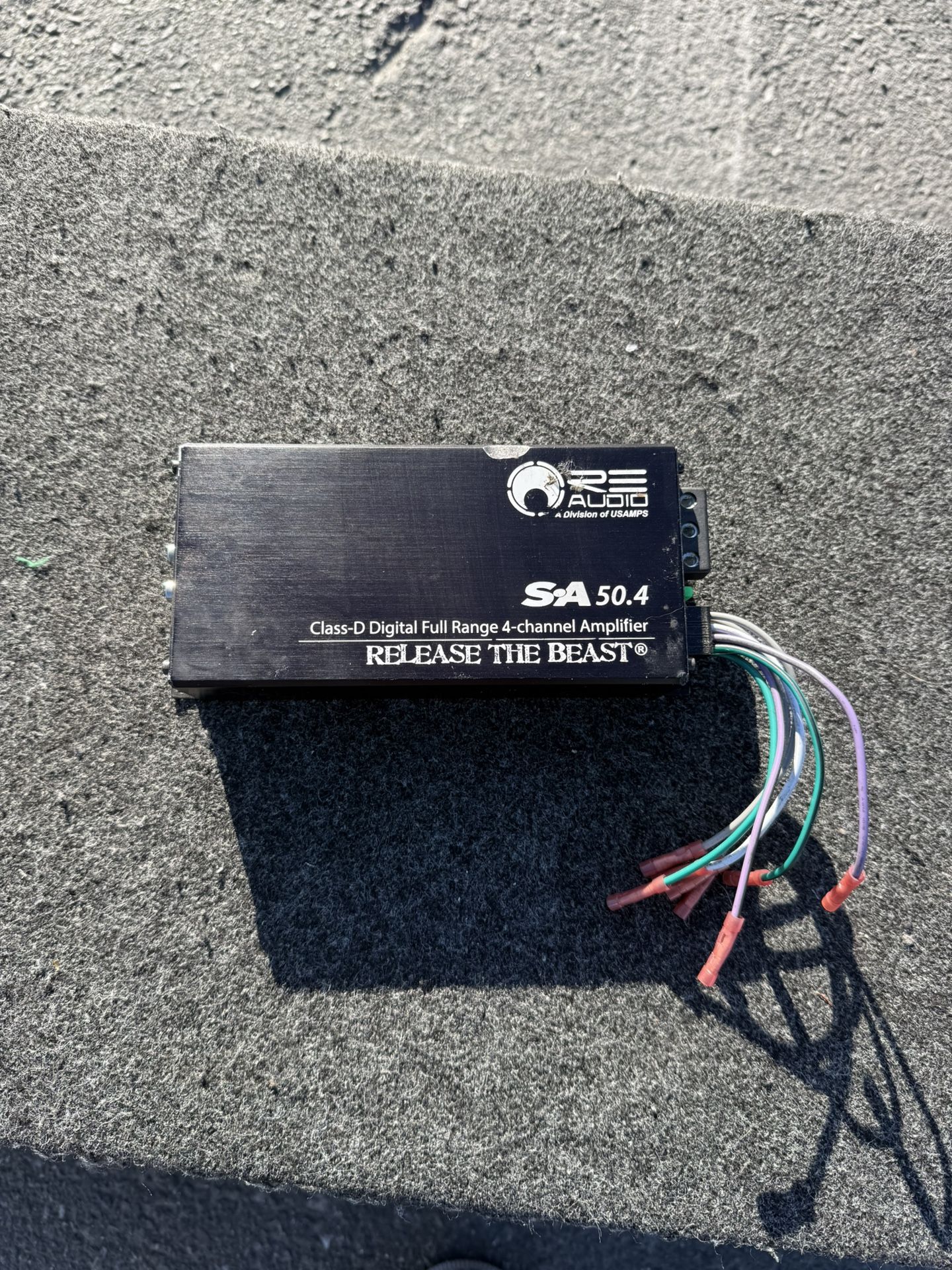 RE Audio SA 50.4 Class-D 4-Channel Car Amplifier - RELEASE THE BEAST