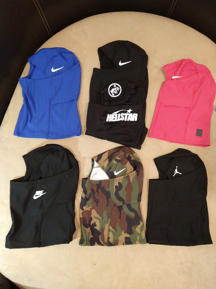Nike Pro ThermaFit Hyperwarm Hood Ski Mask Shiesty Balaclava Football HELLSTAR x Carrera SCARFACE Sunglasses
