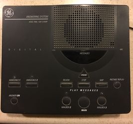 GE Answering Machine Model No: 2-9876C