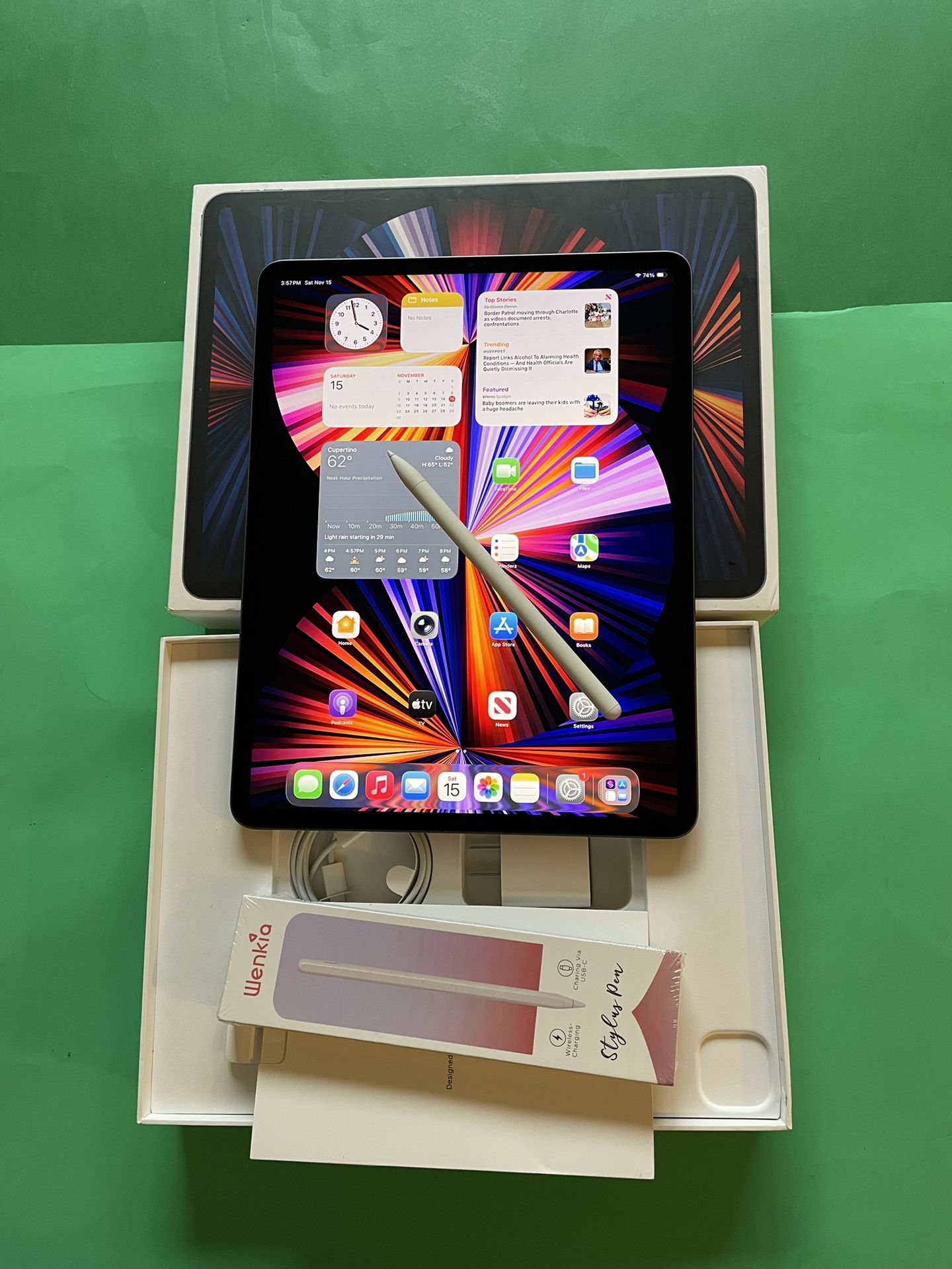 Apple iPad Pro 12.9” 5th Generation (2021 - M1 Chip) 2TB With Pen & Keyboard Case