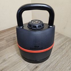 Like New Bowflex SelectTech 840 Adjustable Kettlebell, Single, Weight Selection Dial, Adjusts 8 to 40 lb, 6 Weight