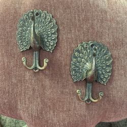 Peacock Towel Hooks - Anthropologie inspired