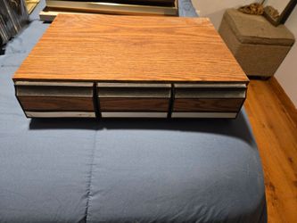 Vintage 36 slot cassette holder.
