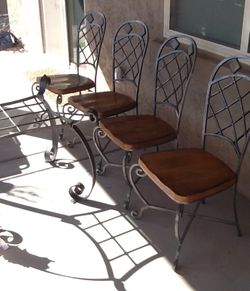 4 chairs and stand need top