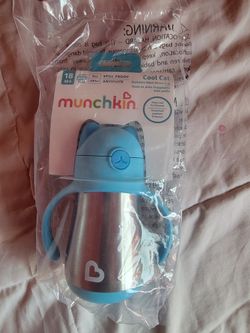 Munchkin Spill-Proof Stainless Steel Straw Cup