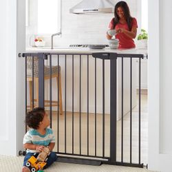 Safety Gate 29.7"- 46" Width,36" Extra Tall, Black (New)