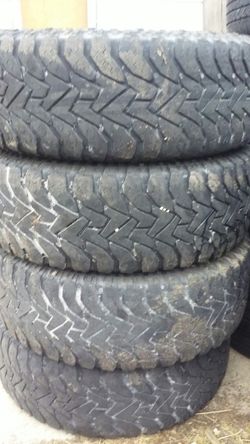 A set of used Goodyear Wrangler Authority lt265 75r16 for Sale in  Indianapolis, IN - OfferUp