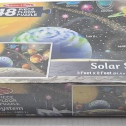 2 Melissa And Doug Floor Jumbo Puzzles 