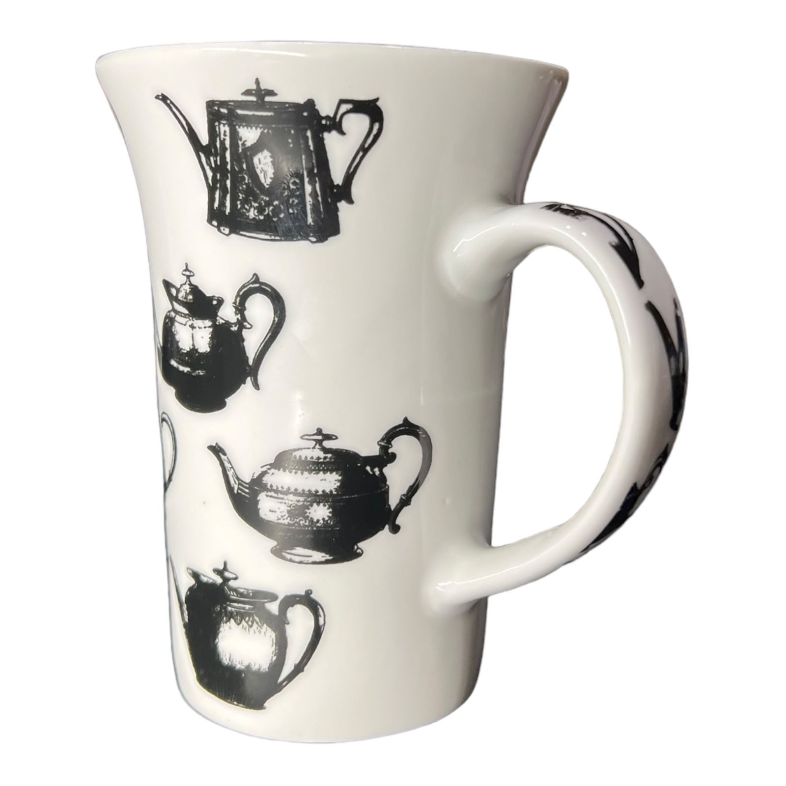 Coffee Mug Cup Paul Cardew "Antique Pewter" Vintage Teapots England 2008