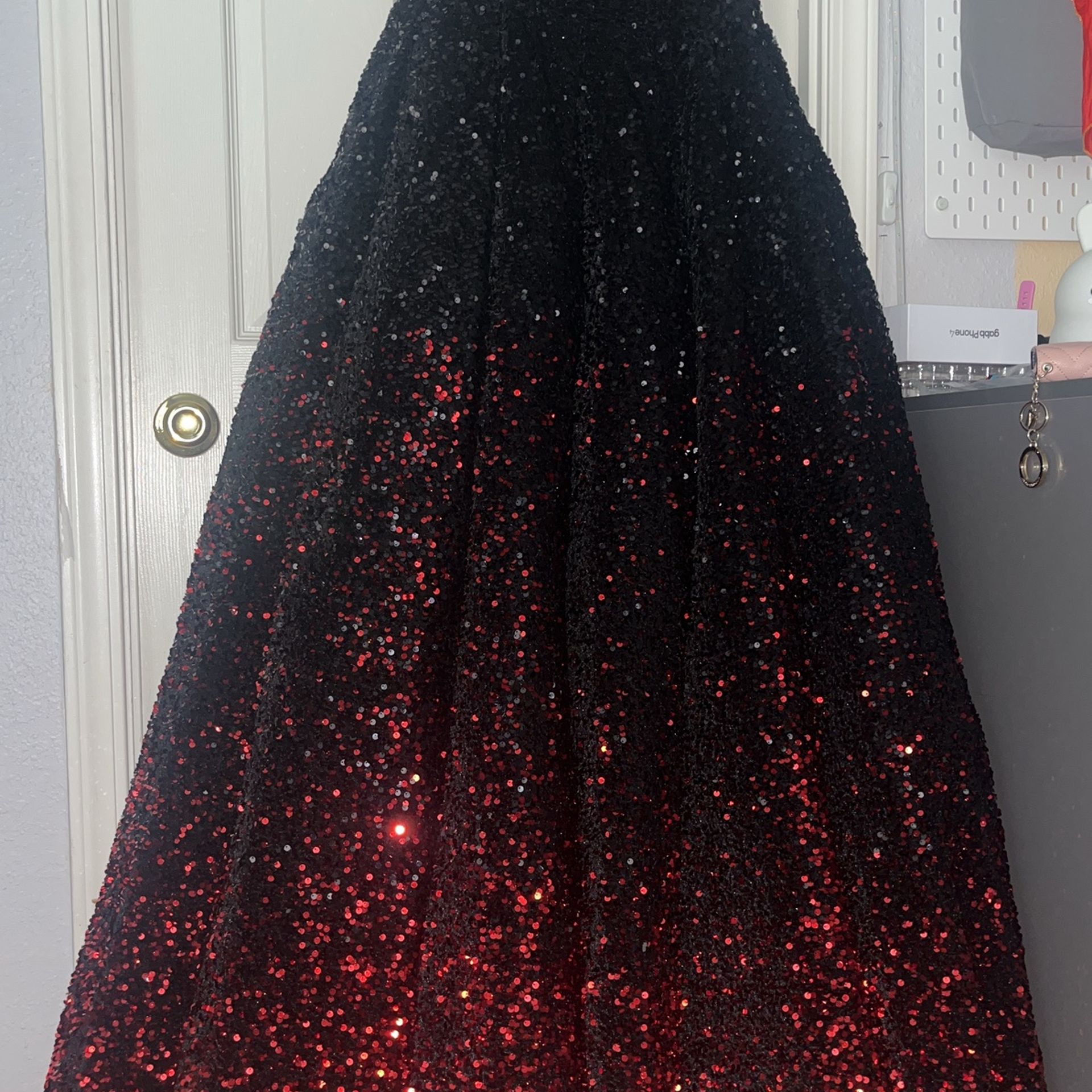 Quince Dress Red And Black