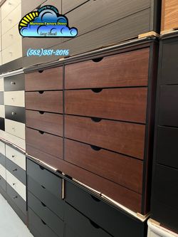 Cherry eight drawer dresser katy mueble gaveta