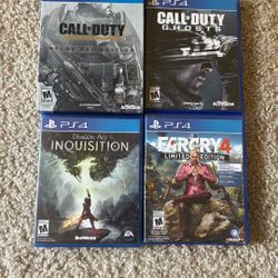4 ps4 games