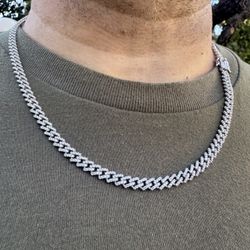 Plata 925 Cadena Monaco Delgada 22 Pulgadas. 