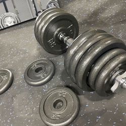 Adjustable Cast Iron Dumbells (Set) $69.99+tax!