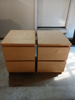 Matching 2 Drawer Nightstands . $35 for the pair.