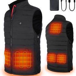 Heated Vest ,Electric Lightweight Heated Vest For Men Women,Skating for Heated Jacket/Sweater/Thermal Underwear Battery