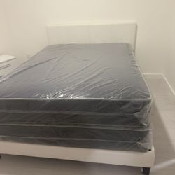 Queen   Bed Frame With Mattress All New Furniture And Free Installation   Free Delivery 