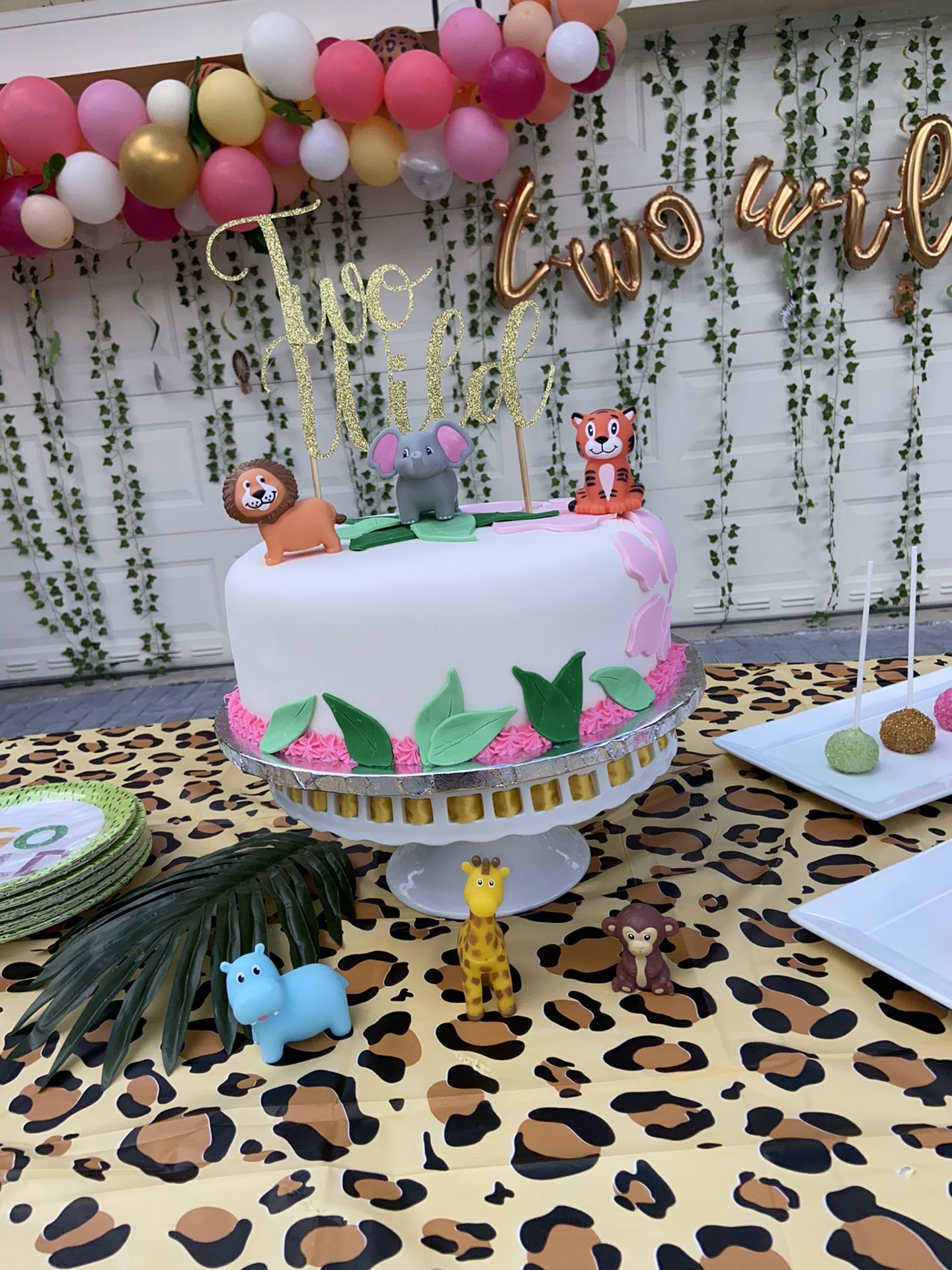 Two Wild birthday cake topper
