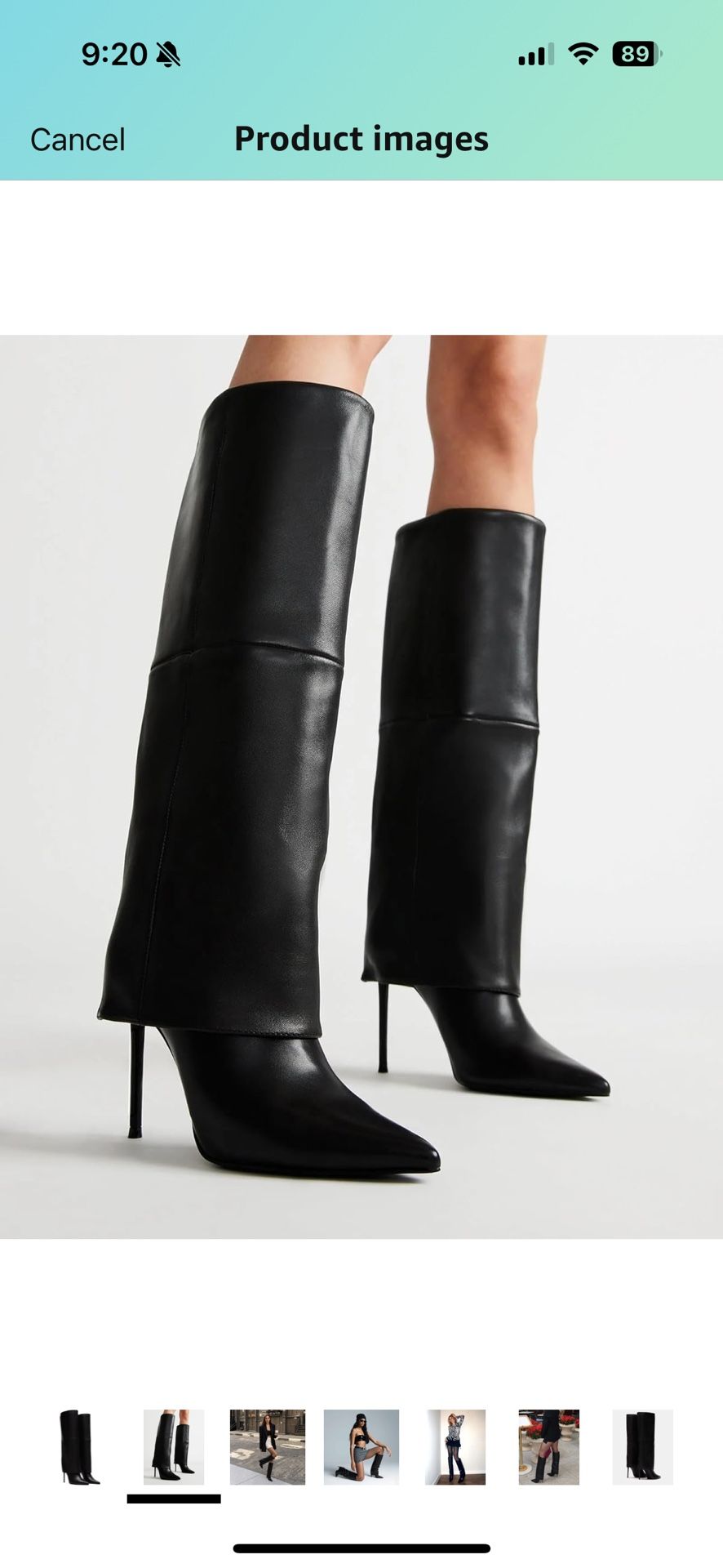 Black Heeled Boots