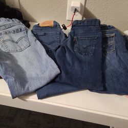 Size 7 Boys  Levis $10 Each