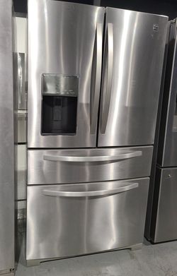 Kenmore 4 Door Stainless Steel Refrigerator Fridge
