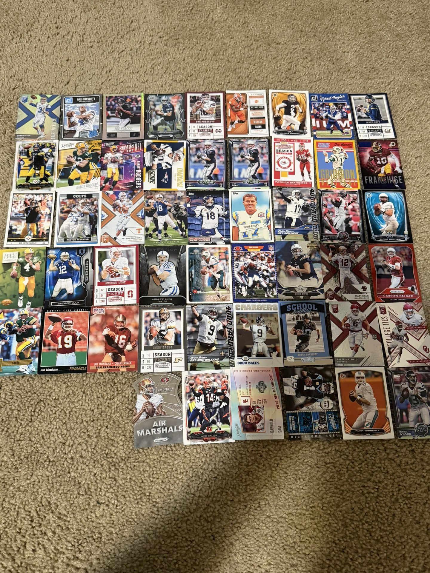 132 NFL Cards
