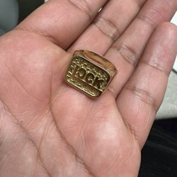 Gold Glock Ring