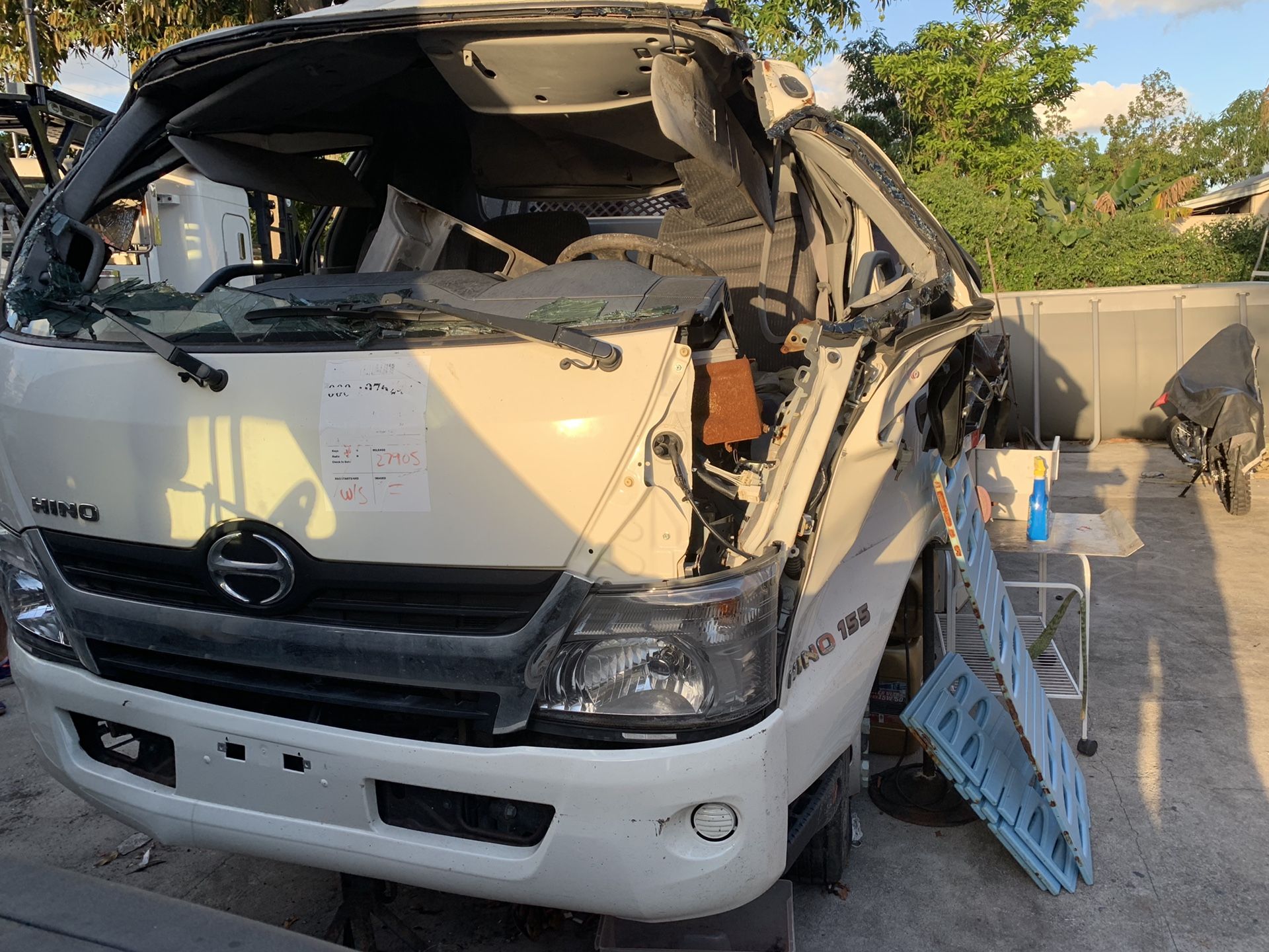 2017 Hino 155 for Parts