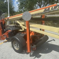 JLG T350 Towable Boom Lift 35' Platform Height / 41' Work Height / 20' Horizontal Reach