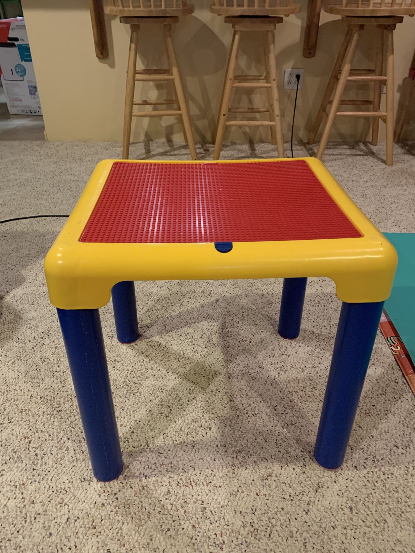 Brix Lego Table with Removable Legs