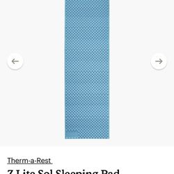 Used once, still in packaging Therm-a-Rest Z Lite Sol Sleeping Pad $50 OBO