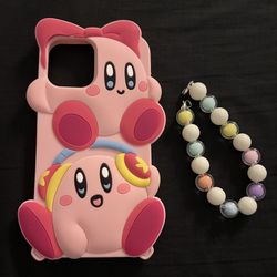 NEW iPhone 12 Pro Max Phone Case - Kirby with Charm