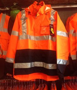 Class 3 Breathable, Waterproof, High Visibility Jacket