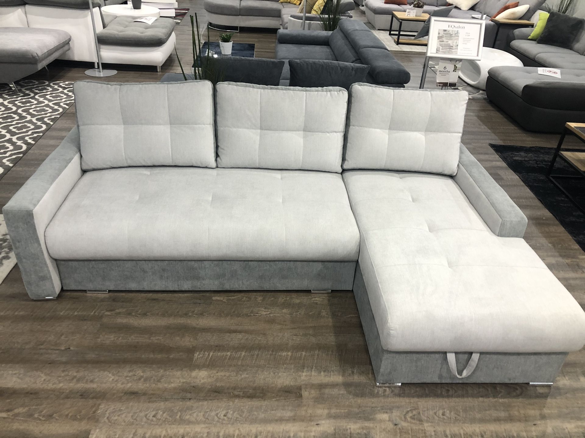 POLA L-shaped sleeper sectional
