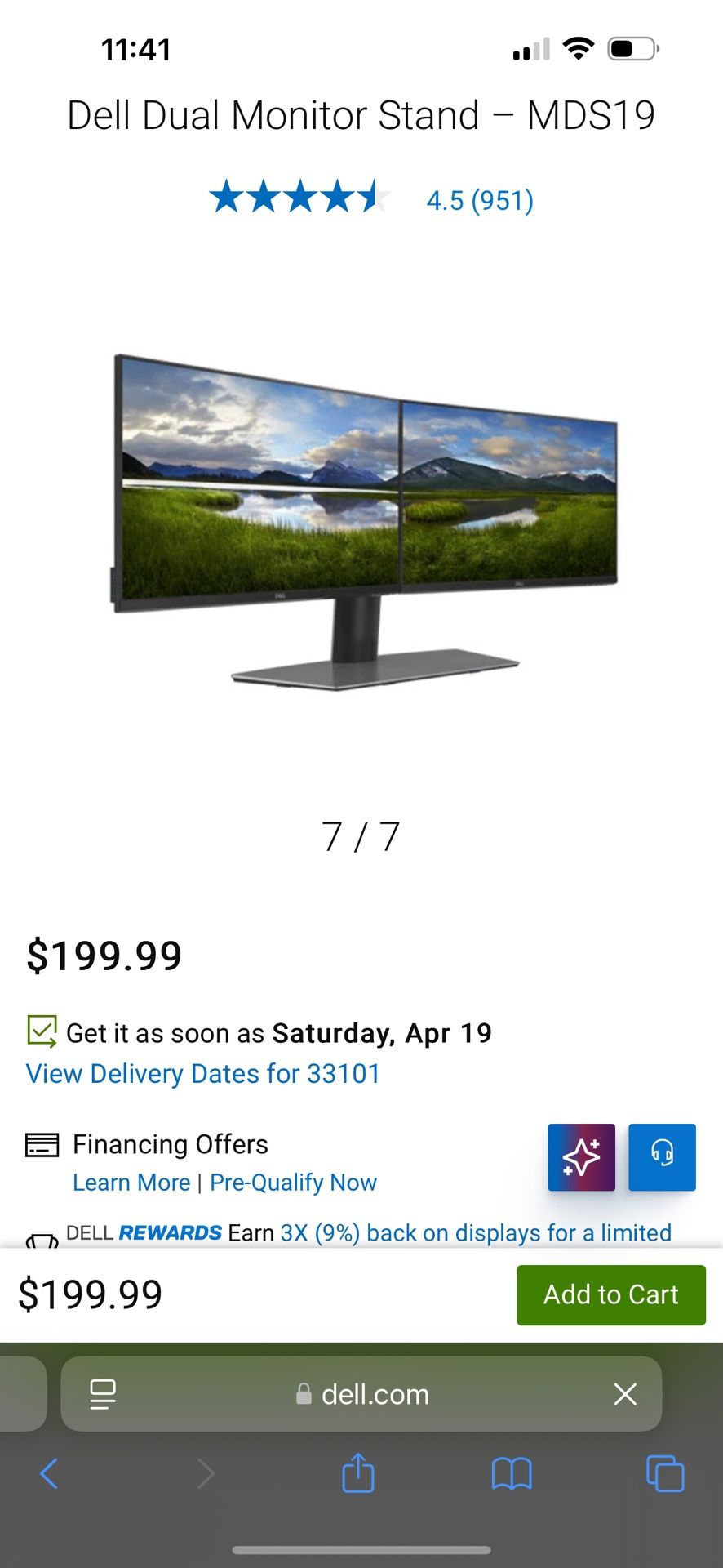 Brand New Dell Dual Monitor Stand And 2 Monitors