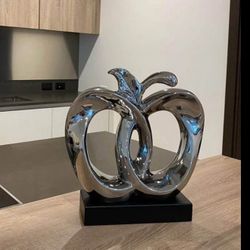 Chrome Silver Art Sculpture 